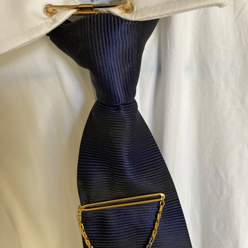 Vintage Swank Men’s Accessory Lot – Gold Filled Cufflinks, Tie Clip & Collar Bar